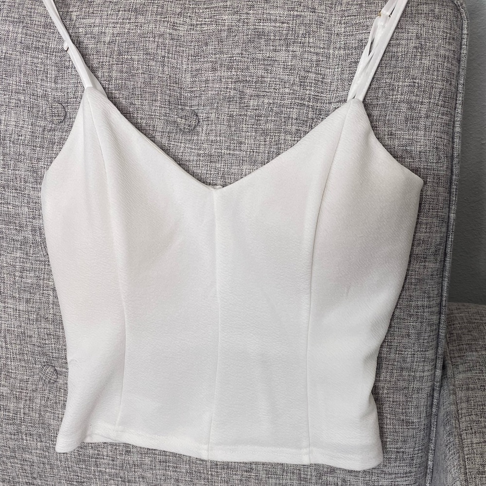 Honey Pot White Crop Top
